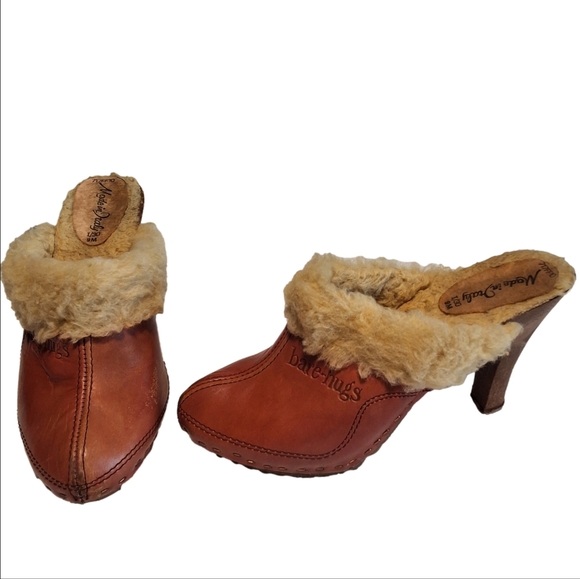 Lucca Fur Lined Wedge Sandals - Picture 2 of 12